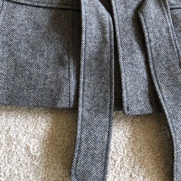 J.Crew Scottish Wool Herringbone Front-Tie Jacket - Picture 2 of 6